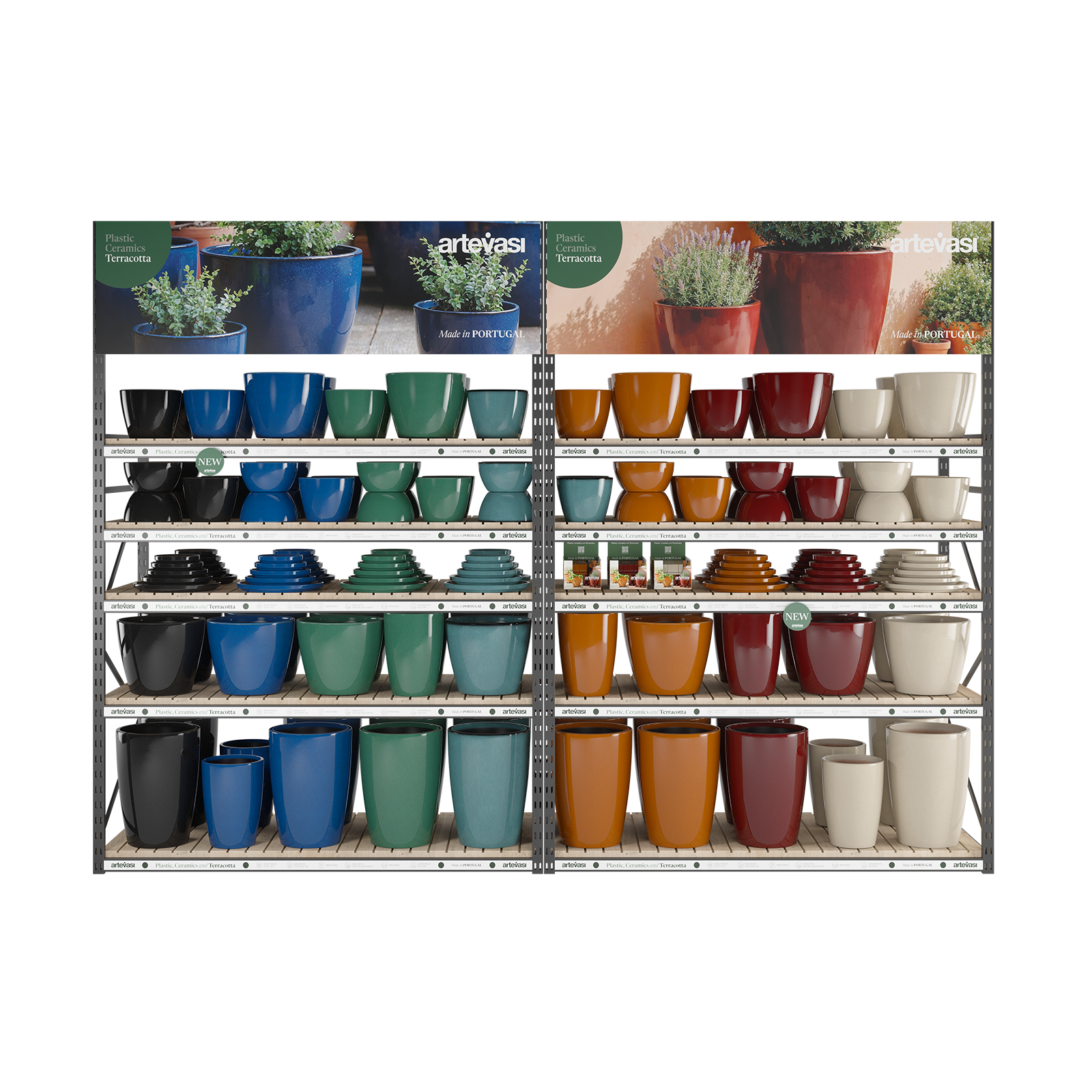 Glazed Terracotta Premium Rack